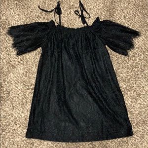 Silver Peak Lace Dress